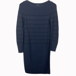 Banana Republic Ribbed Boat Neck Sweater Dress Sz XXS